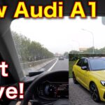 新型アウディA1スポーツバックに試乗！フル加速のサウンド New Audi A1 sportback test drive