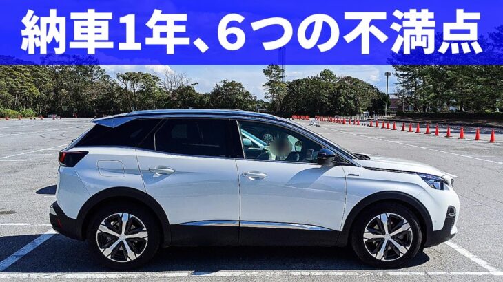 プジョー3008の不満6選。納車1年のオーナーがお話します。対処方法もあります！