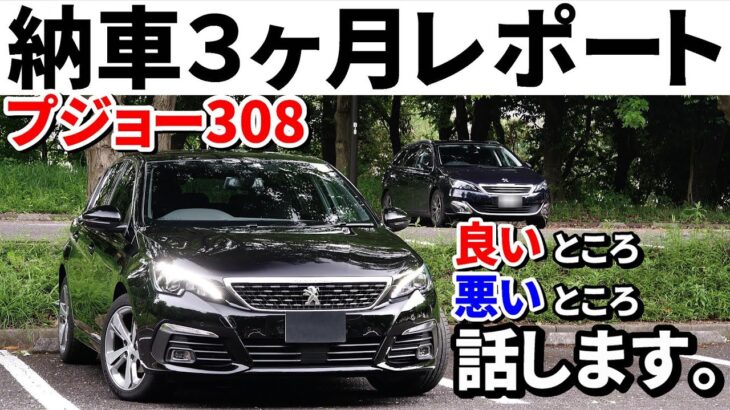 プジョー308納車3ヶ月レポート！不満があっても乗りたくなる理由。内装外装走り全て話します。
