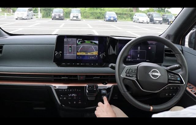 日産SAKURA試乗レビュー(自動運転による駐車機能)