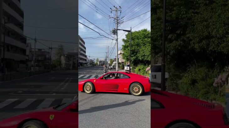 フェラーリ 348の加速音 マフラー音！#ferrari #ferari348