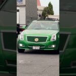 緑色のド派手なキャデラックが登場！ #cars #onfleek