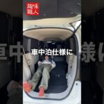人気軽自動車！ホンダNBOXで快適車中泊への道①