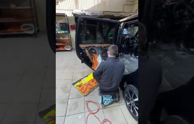 начало шумоизоляции Honda N-wgn