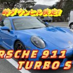 【輸入車試乗】Porsche 911 Turbo S(992型)で国道300号線甲州いろは坂をダウンヒルで奔る(桜の花びらたち)