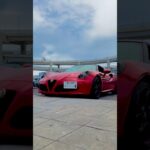 段差越え！アルファロメオ4C #automobile #alfaromeo #alfaromeo4c #daikoku