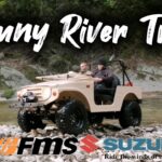 FMS 1:6 SCALE RC SUZUKI JIMNY LJ10 RIVER TRAIL | 初代ジムニーのラジコンを川で走らせる！