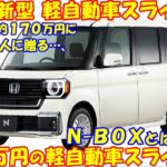 発売直前！ ホンダ 新しい軽自動車スライドドア。 新型Ｎ-ＢＯＸの弟分として、１４０万円くらいで新登場。