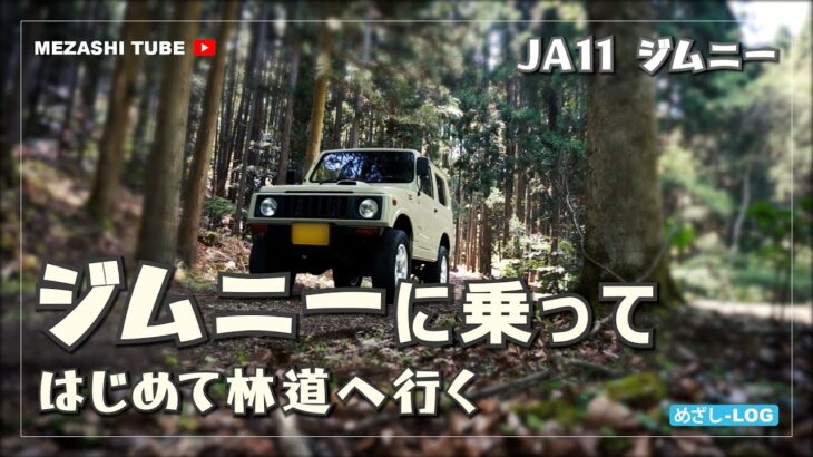 【JIMNY】ジムニーに乗って初めて林道へ行く【JA11】