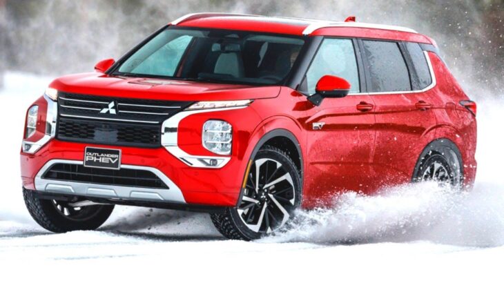 New 2024 Mitsubishi Outlander PHEV MY23 Test Drive on ice – what makes it special??