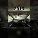 evolution of suzuki wagon r interior (2005-2024) #shorts
