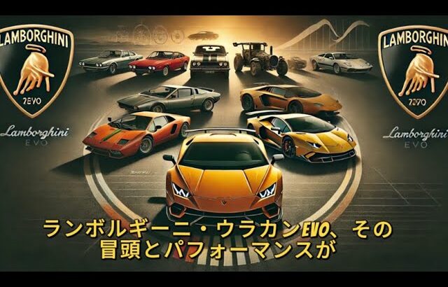 ランボルギーニ・ウラカンEVO 2024年モデル：究極のV10パフォーマンスを体感！」#lamborghini #huracanevo #tenkimajicworld