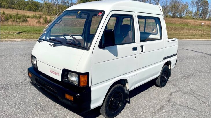 1991 DAIHATSU HIJET DECK VAN SUPER DELUXE S82W – KEI – JDM – WALK AROUND