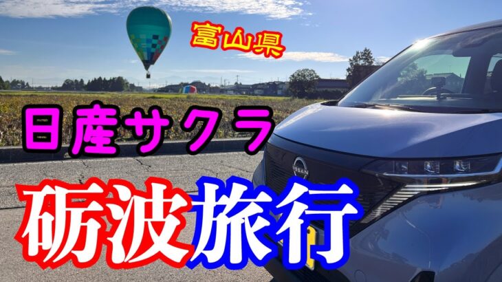 【日産サクラ】富山県ででコスモスとコキアを感じる旅