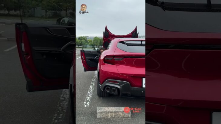 くわ〜ッ😁 最強の音? V12 フェラーリ ferrari プロサングエ E-CarLife with 五味やすたか