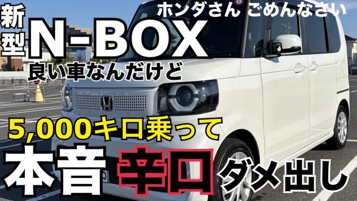 ホンダ 新型N-BOX 納車から10ヶ月5,000km走行して感じた忖度なしの辛口な感想！○○がダメ！！