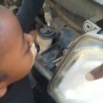 How to change headlight Daihatsu hijet 2014