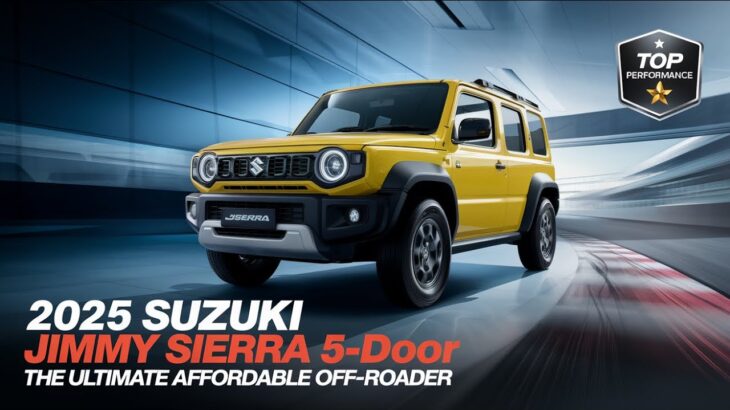 2025 Suzuki Jimny Sierra 5-Door: The Ultimate Affordable Off-Roader!