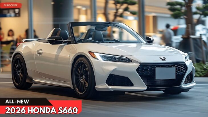 新登場!! 2026年型ホンダS660発表 – 近日日本に登場予定! 1.0Lターボ3気筒エンジン搭載