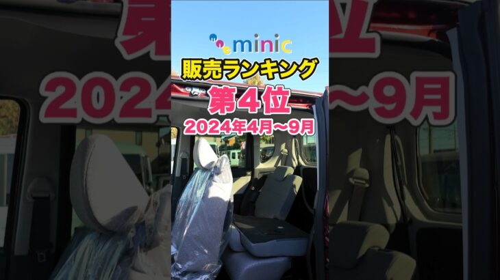 軽自動車  販売台数ランキング第4位【2024年4月〜9月】#ダイハツ  #ランキング #shorts