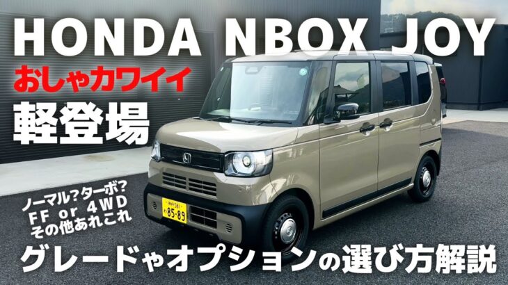 【HONDA N-BOX JOY 】お洒落でカワイイJOYの選び方解説!!