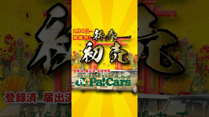 《未使用車》1年で一番お得な初売り！所沢新座・狭山ヶ丘・川越・つくばで即納79万円からの人気の軽自動車が多数！≪WEB予約限定でナビ・ドラレコ・商品券など豪華特典進呈≫【初売り1/4～】