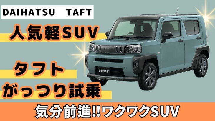 【ダイハツ タフト】ゴツさがカッコいい軽SUV　タフト試乗　乗り心地は好みが分かれるかな？【DAIHATSU TAFT】