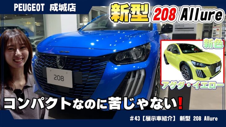 新型プジョー208 Allureのココがすごい！おすすめポイントを紹介