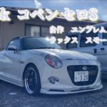 la400k コペン セロS 自作　エンブレムスポイラー　ラックス　スモークフィルム