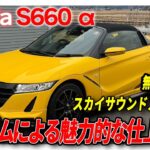 【S660】コンディション抜群！豊富なカスタムパーツを備えた1台！