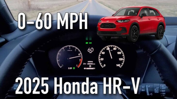 2025 Honda HRV 0-60 MPH ACCELERATION TEST – Sport and Normal Driving Modes