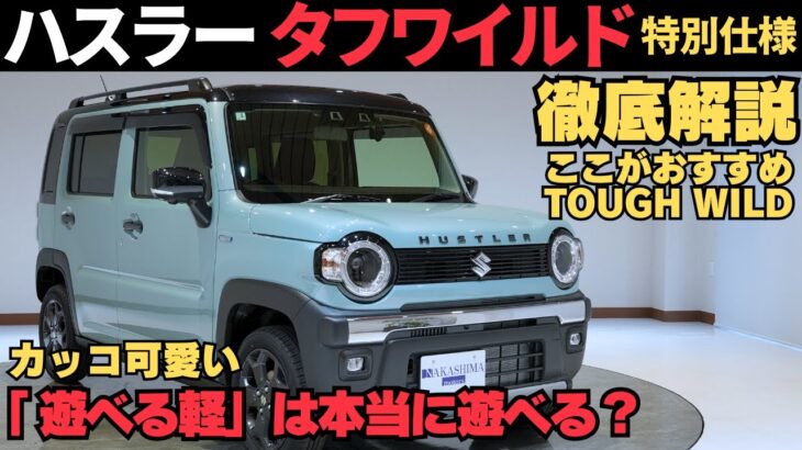 【スズキ ハスラー タフワイルド】通常モデルと何が違う？おすすめオプション＆カスタム徹底解説！