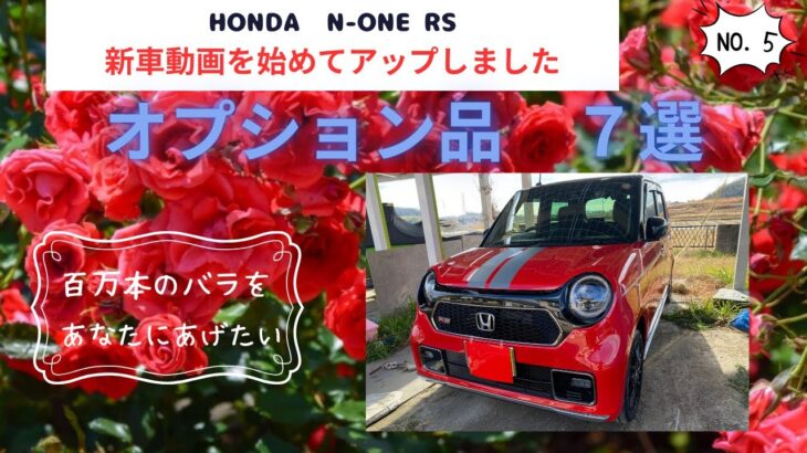 車（ミッション車)　HONDA　N-ONE　RSのオプションパーツ７選をご紹介します