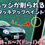 【コペン】ドアエッジをぶつけられ塗装が剥げてしまったので、純正タッチアップペイントで補修しながら雑談（どんな状況でキズがついてしまったのか説明）LA400K