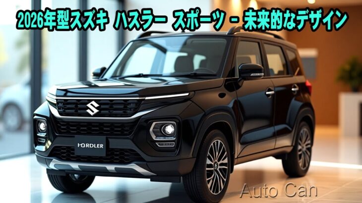 驚きの進化！2026年スズキ ハスラー スポーツ – 未来的デザイン、最新テクノロジー、そして予想外のエンジン性能とは？