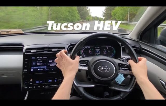 2021 Hyundai Tucson 235 BHP 1.6 Turbo Hybrid HEV Mini test drive and walk around