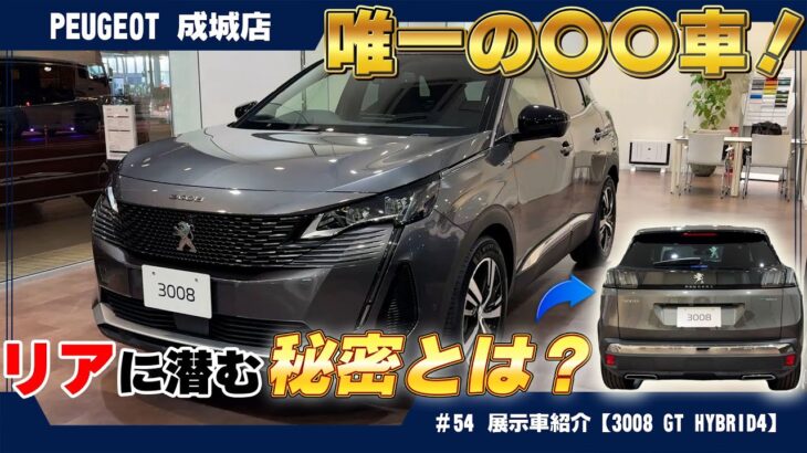 プジョー【3008 GT HYBRID4】SUV 討中の方必見！展示車レビュー