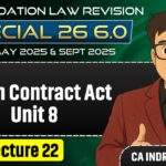Bailment and pledge Indian Contract act Unit 8 one shot revision | Indresh Gandhi CA Foundation law