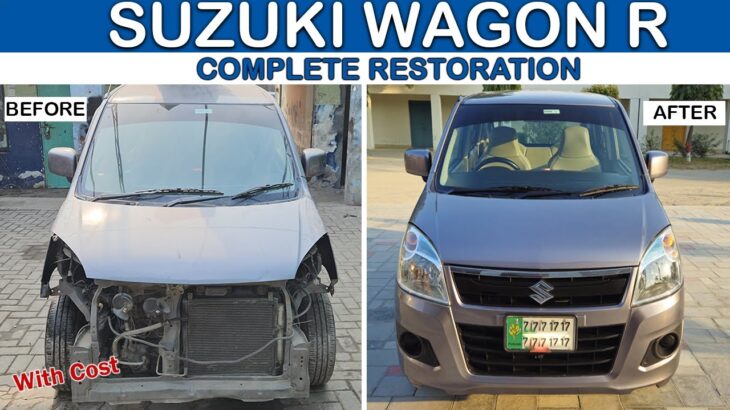 Completely Restored of Wagon R | Price Of Denting Painting, AC Service, parts Suspension & Detailing