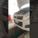 dirty Suzuki wagon r radiator before service  and after service+radiator upper tank replace