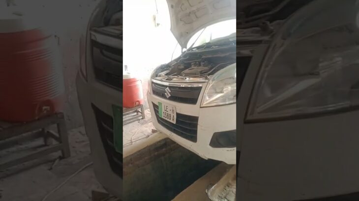 dirty Suzuki wagon r radiator before service  and after service+radiator upper tank replace