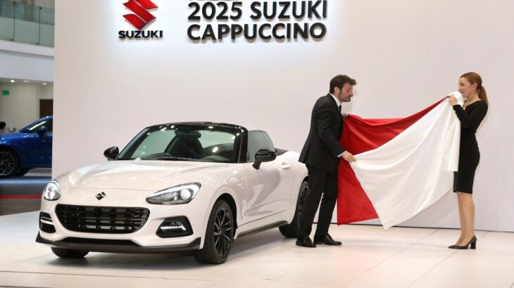「伝説の軽スポーツが帰ってきた！2025年スズキ・カプチーノ初公開」