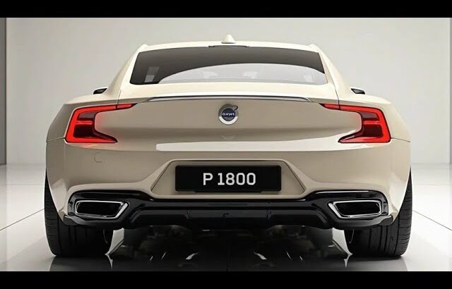 The Ultimate Driving Time Machine — 2025 Volvo P1800 Cyan!