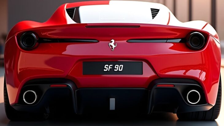 「2025年式フェラーリSF90が日本上陸！最強のハイブリッドスーパーカーがついに登場！」