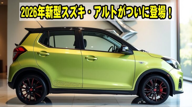 2026年新型スズキ・アルトがついに登場！この価格でこの装備！？ライバル車を圧倒する驚きの機能とは！