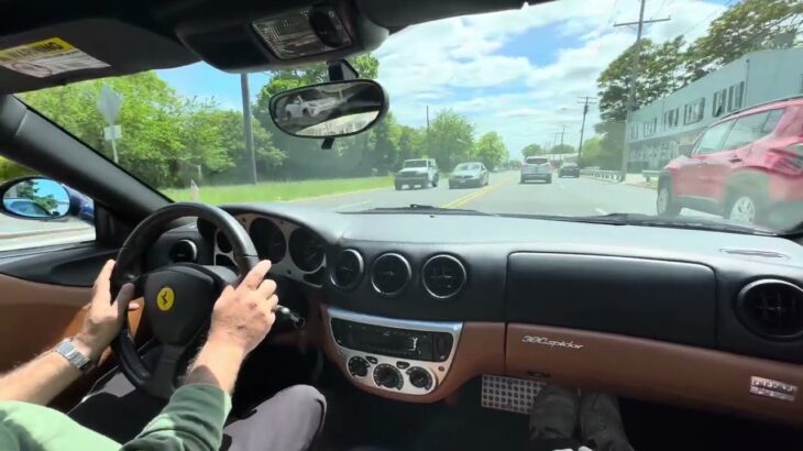 15k Mile 2004 Ferrari 360 Spider Test Drive