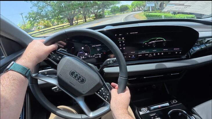 2025 Audi Q6 E-Tron POV Driving Impressions! Great Performance and Exceptional Handling= Fun SUV!