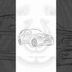 Alto Works -SUZUKI-  #altoworks #suzuki #アルトワークス #スズキ #carart #車イラスト #カーイラスト