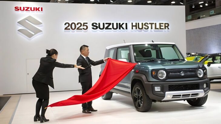 2025年スズキハスラーが登場 新しいハイブリッドエンジン搭載 スタイリッシュな軽自動車 日本で人気の燃費良好な都市型SUV代替車