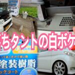 16年落ちタントの白ボケ樹脂パーツを復活！Prostaff 魁磨き塾 ブラックコートで若返り‼️